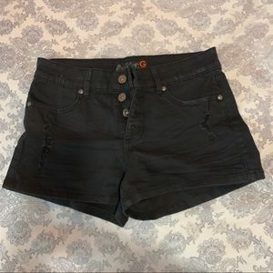 Black Guess Mini Shorts